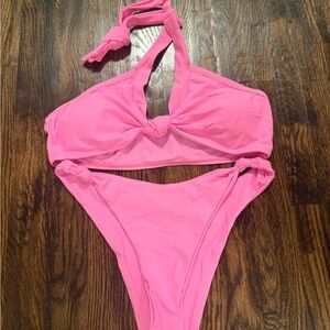 Neon Pink Bikini Set